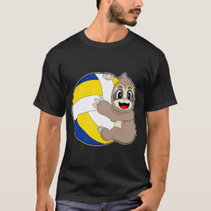 Sloth Volleyball Spieler Volleyball T-Shirt