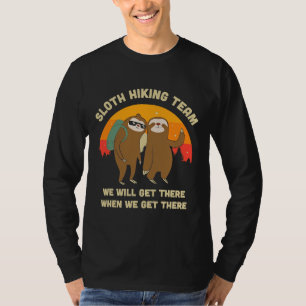 Sloth Wanderteam Funny Vintag T-Shirt