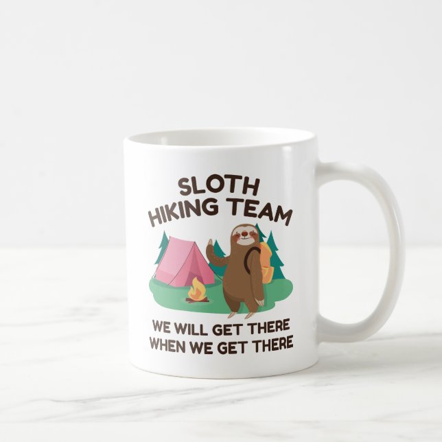 Sloth Wanderteam Kaffeetasse (Rechts)