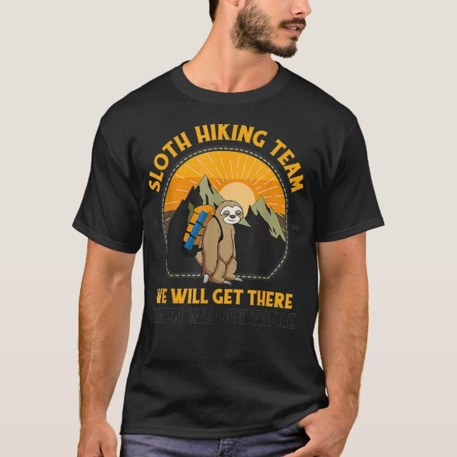 Sloth Wandertoshirt Sloth Wanderteam T-Shirt (Vorderseite)