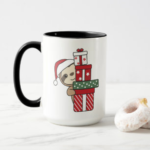 Sloth Weihnachtsgeschenk Winterspiele Tasse