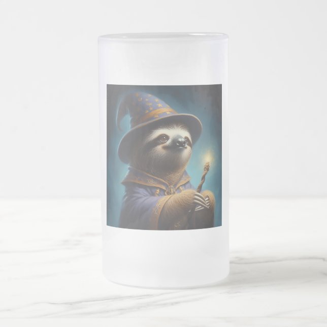 Sloth Wizard Mattglas Bierglas (Mittel)