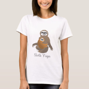 Sloth Yoga mit Mommy and Baby T-Shirt