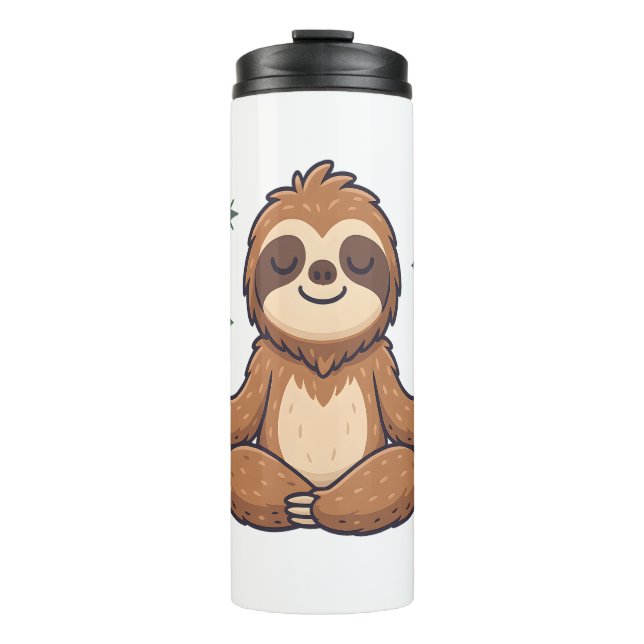 Sloth Yoga Sloth Thermosbecher (Vorderseite)