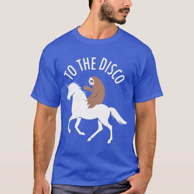 Slotho the Disco Unicorn family T-Shirt (Vorderseite)