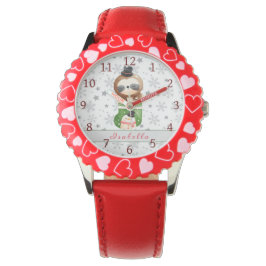 Sloths Holidays Anpassen der Namensüberwachung Armbanduhr