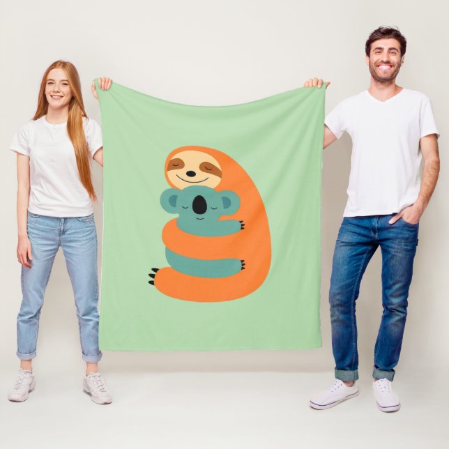 Sloth's Snuggle Fleecedecke (Beispiel)