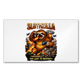 Slothzilla zu faul zum Zerstören, Lustiges Kaiju-M Magnetische Visitenkarte