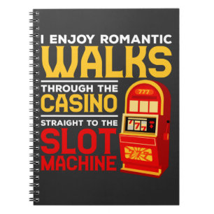 Slotmaschine Player Funny Casino Spaß Notizblock