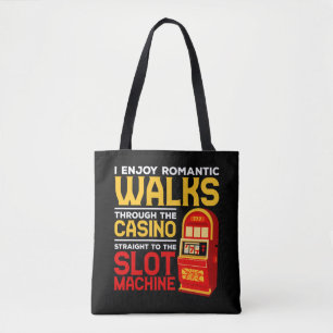 Slotmaschine Player Funny Casino Spaß Tasche