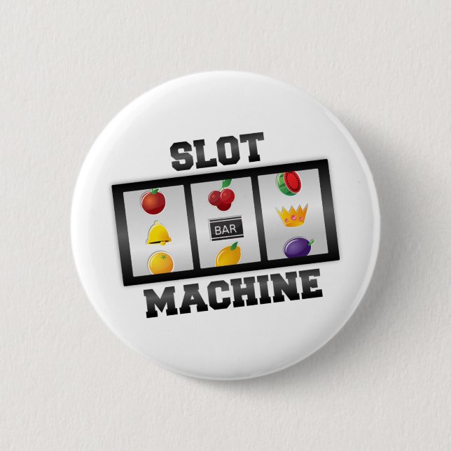 Slotmaschine - Viel Glück! Button (Vorderseite)