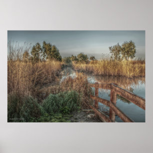 Slough am Morgen Print Poster