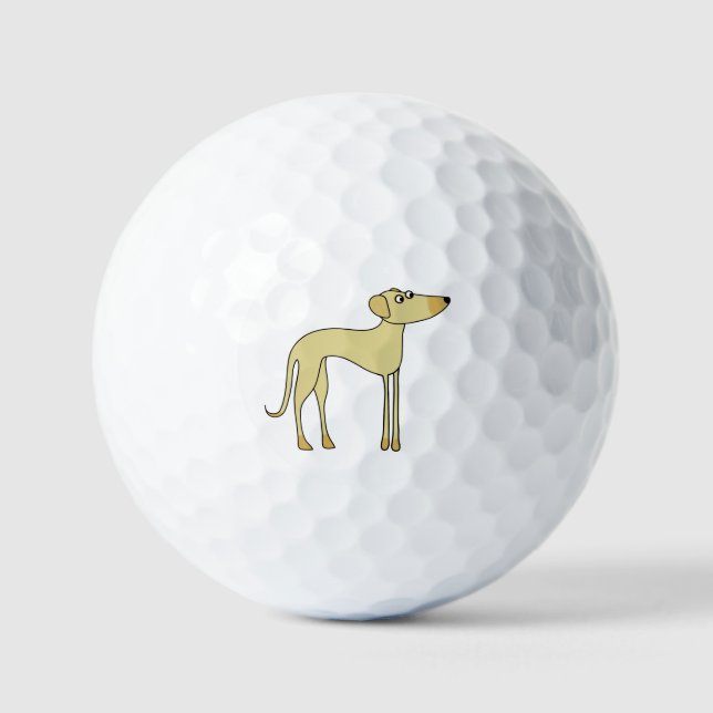 Sloughi Dog Golfball (Vorderseite)