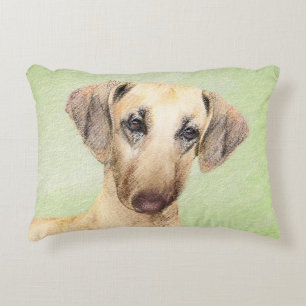 Sloughis-Malerei - Niedliche Original Hunde-Kunst Dekokissen