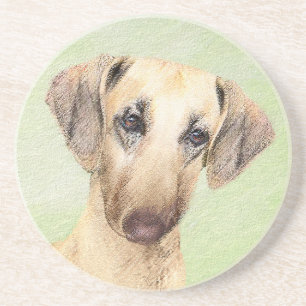 Sloughis-Malerei - Niedliche Original Hunde-Kunst Getränkeuntersetzer