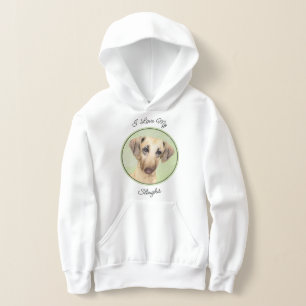 Sloughis-Malerei - Niedliche Original Hunde-Kunst Hoodie