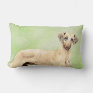 Sloughis-Malerei - Niedliche Original Hunde-Kunst Lendenkissen