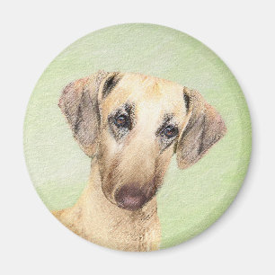 Sloughis-Malerei - Niedliche Original Hunde-Kunst Magnet