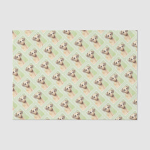Sloughis-Malerei - Niedliche Original Hunde-Kunst Seidenpapier