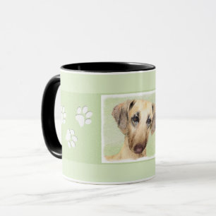 Sloughis-Malerei - Niedliche Original Hunde-Kunst Tasse