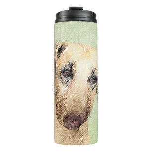 Sloughis-Malerei - Niedliche Original Hunde-Kunst Thermosbecher