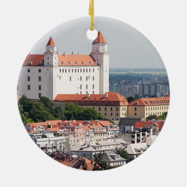 Slovakia Bratislava Christmas Ornament (Hinten)