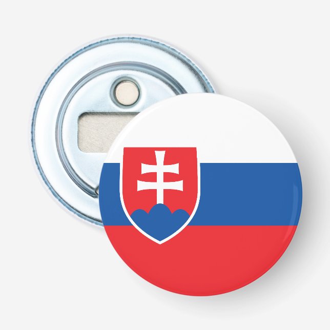 Slovakia Flag Flaschenöffner (Vorderseite)