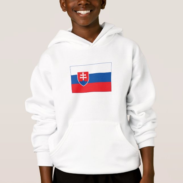 Slovakia Flag Hoodie (Vorderseite)