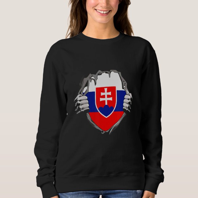 Slovakia flag sweatshirt (Vorderseite)