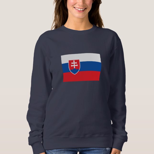 Slovakia Flag Sweatshirt (Vorderseite)