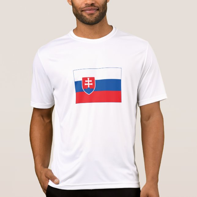 Slovakia Flag T-Shirt (Vorderseite)
