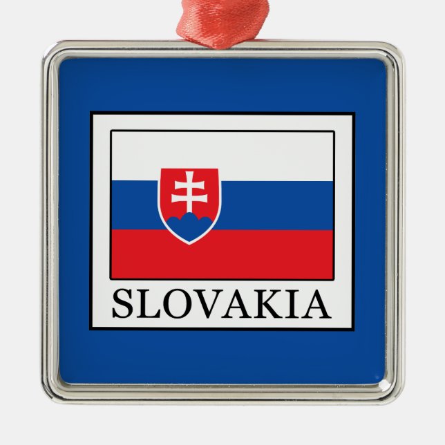 Slovakia Ornament Aus Metall (Vorne)