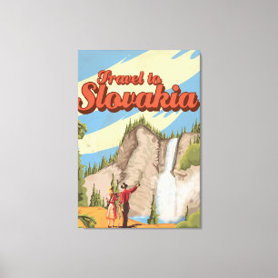 Slovakia Vintage Travel Poster Leinwanddruck