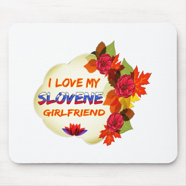 Slovene Freundinentwürfe Mousepad (Vorne)