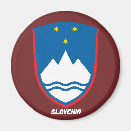 Slovenia Coat of Arms Magnet