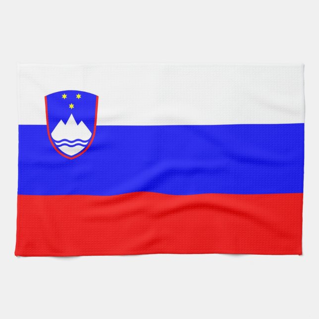 Slovenia-Fahne-Handtuch Küchentuch (Horizontal)