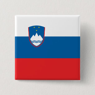Slovenia Flag Button