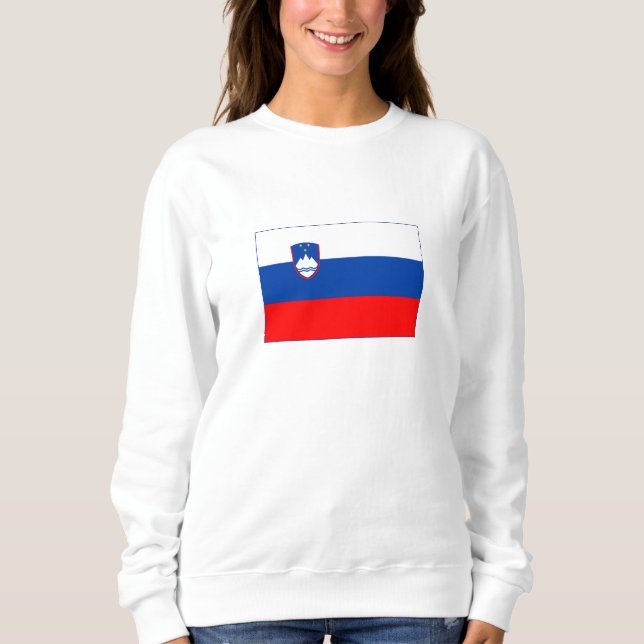 Slovenia Flag Sweatshirt (Vorderseite)