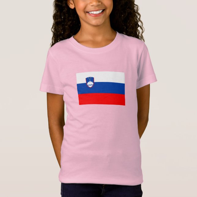 Slovenia Flag T-Shirt (Vorderseite)