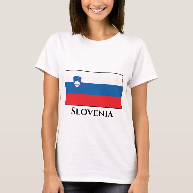 Slovenia Flag T-Shirt (Vorderseite)