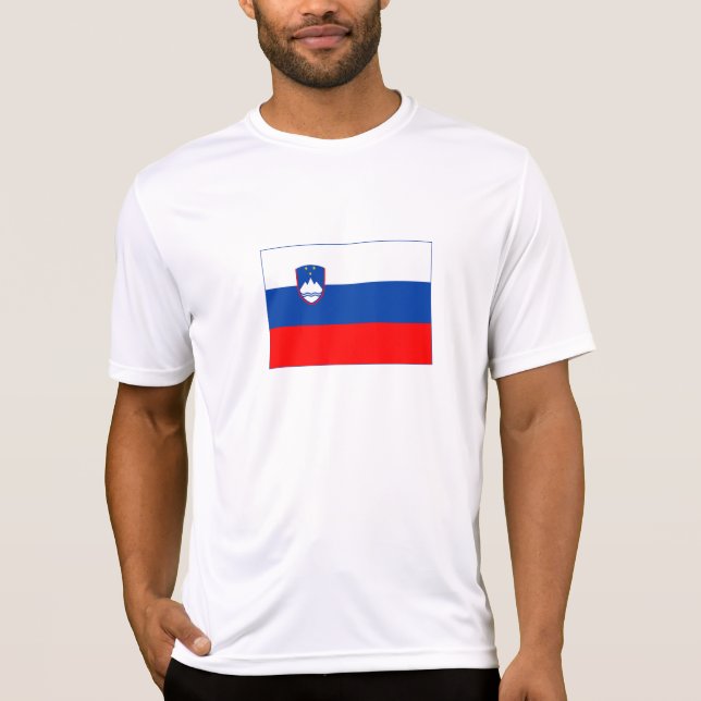 Slovenia Flag T-Shirt (Vorderseite)