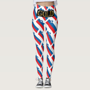 SLOVENIA GOLD LEGGINGS