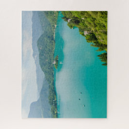 Slovenia Jigsaw Puzzle - Lake Bled from castle