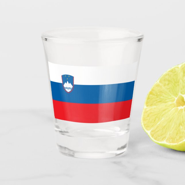 SLOVENIA SHOT GLASS SCHNAPSGLAS (Vorderseite)