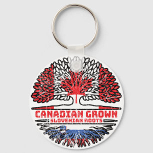 Slovenia Slovenian Canadian Canada Schlüsselanhänger