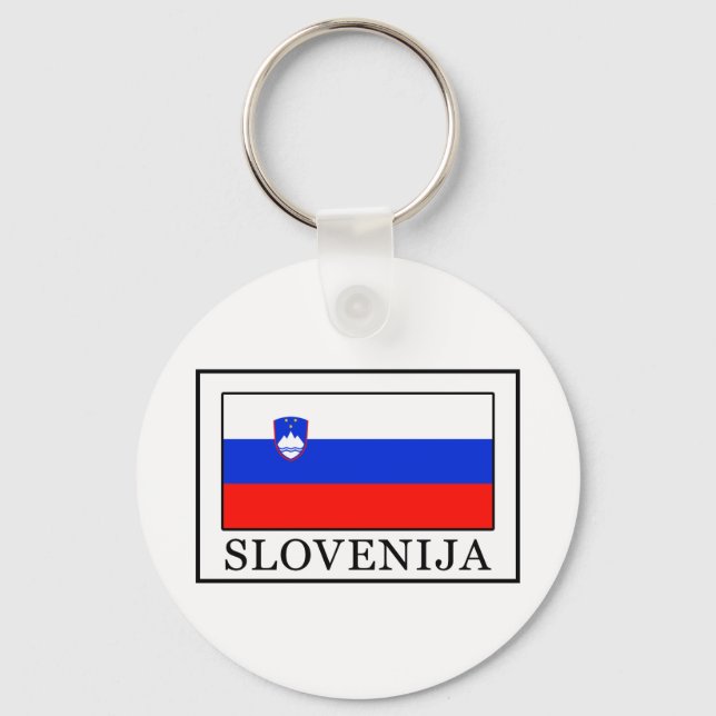 Slovenija Schlüsselanhänger (Vorderseite)