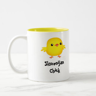Slovenijan Küken-Tasse Zweifarbige Tasse