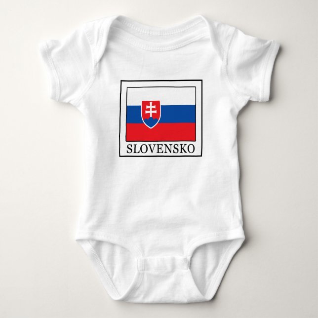 Slovensko Baby Strampler (Vorderseite)