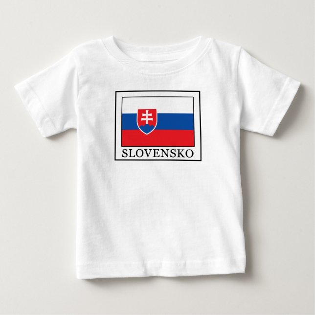 Slovensko Baby T-shirt (Vorderseite)