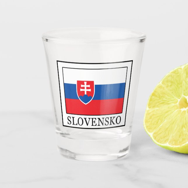 Slovensko Schnapsglas (Vorderseite)